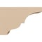 Ekena Millwork 2"W x 6"D x 4"H Classic Asheboro Rough Cedar Woodgrain TimberThane Corbel, Primed Tan CORUR02X06X04ASHRCPR - alternate 4